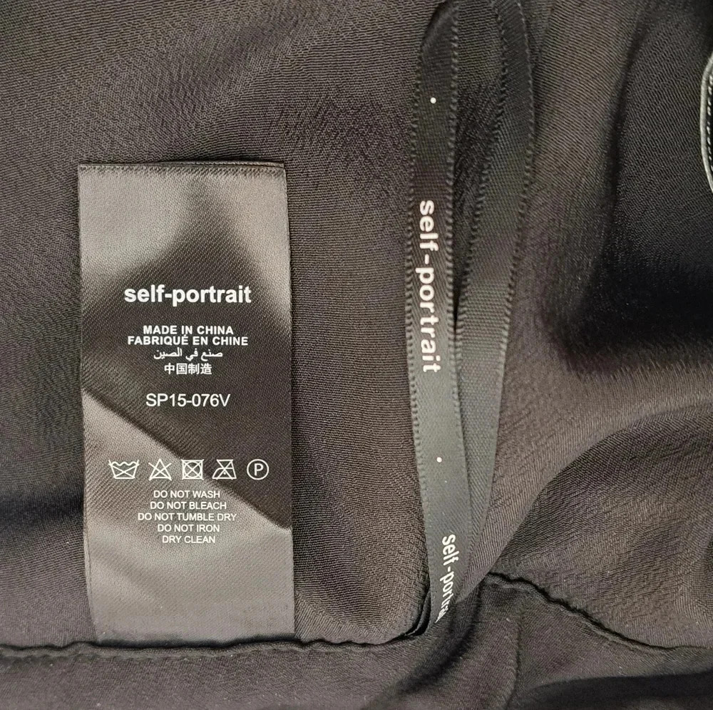 NWT  self-portrait Peacock Blue Double Zip Shorts Velvet Belt Size 2 US / 6 UK - Picture 9 of 11